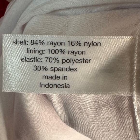 LANE BRYANT‎ Smocked-Bodice Midi Dress Women's 26 Bold Fit & Flare Modern Preppy - Picture 11 of 13